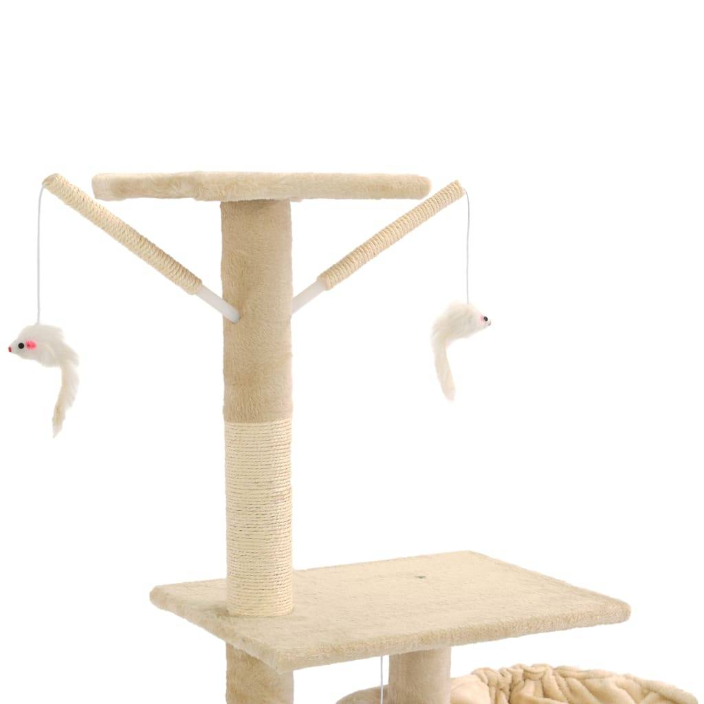 Arbre à chat  Karoliina Beige  147 X 35 X (230-250) cm  - P87209B - Image 5
