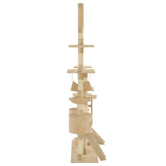 Arbre à chat Karoliina Beige 147 X 35 X (230-250) cm - P87209B - Image 3