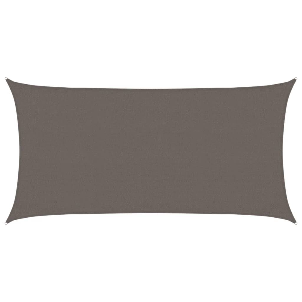 Maison Chic - Voile d'ombrage - Voile solaire 160 g/m² anthracite 3x6 m PEHD - Meuble Pro - Imagen 1