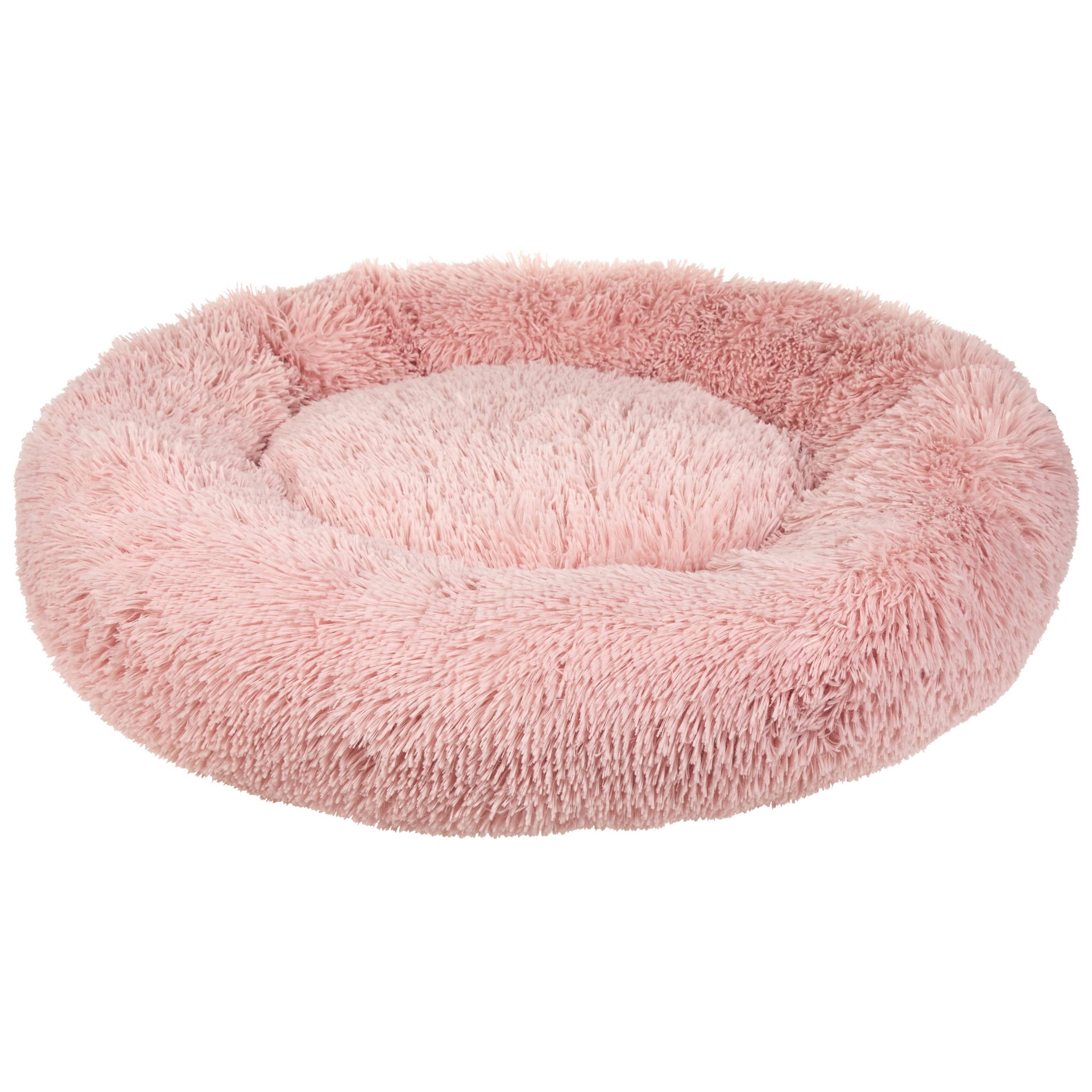 Beliani - Lit pour animal Fourrure synthétique Rose KULU - 80x80x20- Beliani - Image 2