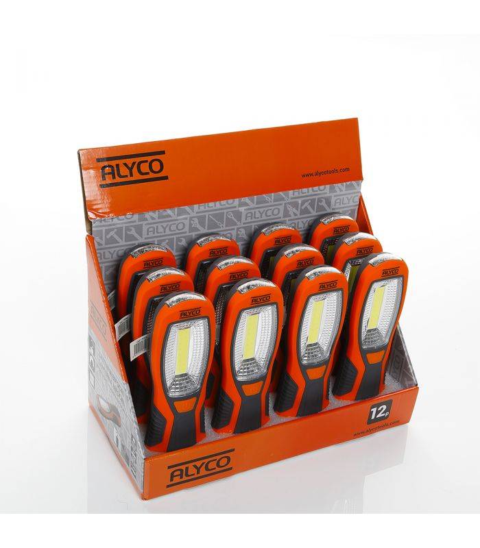 ALYCO - Lampe bifocale cob 3w + 3 led 250 lum alyco orange ALYCO 170968 - Image 3