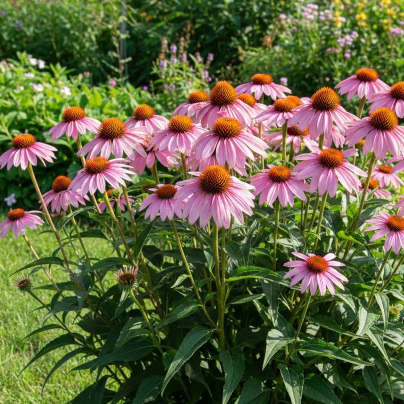 Échinacée purpurea Feeling Pink à fleurs Rose/ - feuillage Caduc - Godet - 5/20 cm - Imagen 1