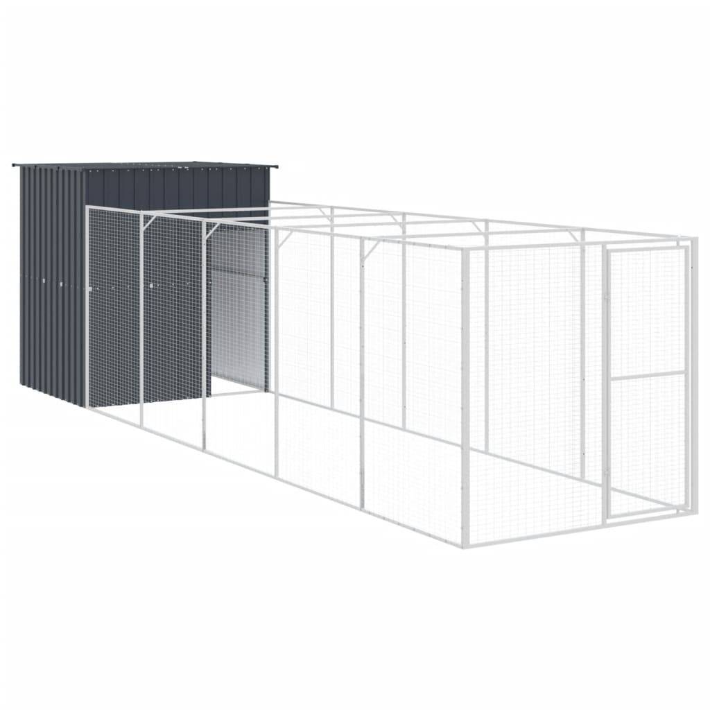 Niche plastique acier anthracite 165 x 659 x 181 cm - Prolenta premium p3388.1 - Image 1