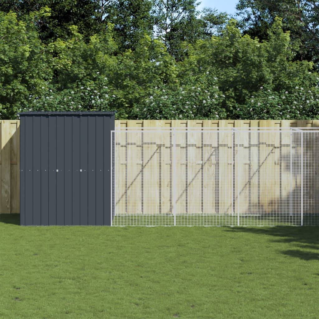 Niche plastique acier anthracite  165 x 659 x 181 cm  - Prolenta premium p3388.1 - Image 2