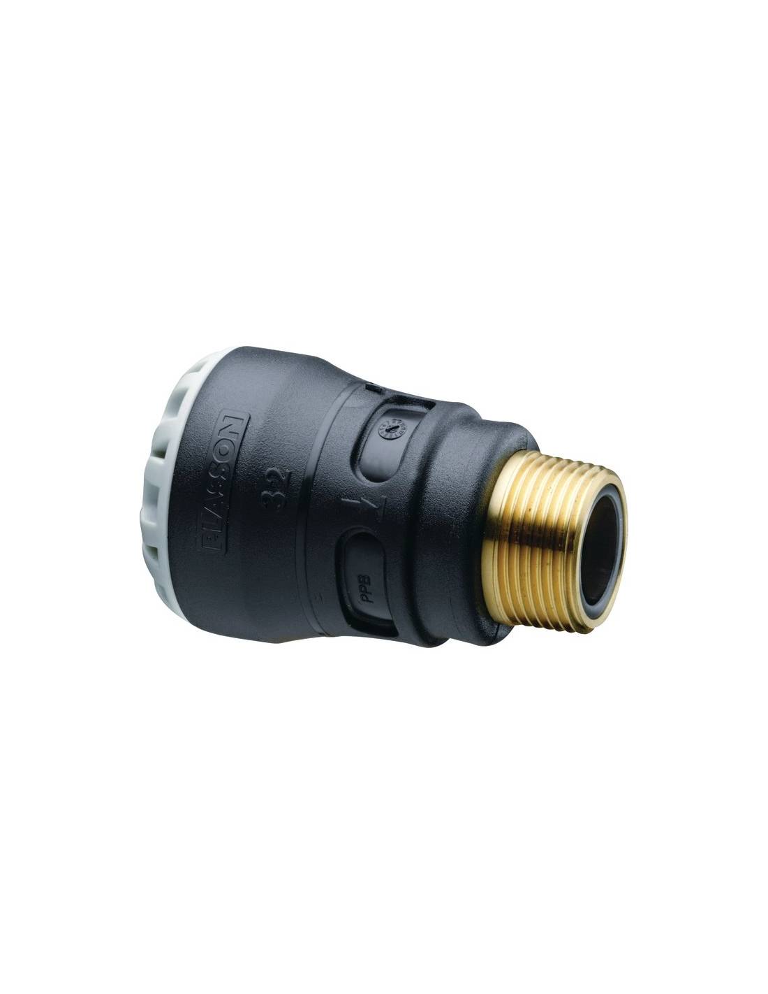 plasson - Raccord Mâle Laiton Plasson 32x1 Raccord Mâle, Laiton, Iso228, Plasson, D32x1 - Plasson