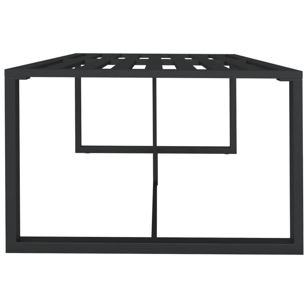 ComfortXL - Table de Repas de Jardin Anthracite 120x60cm en Aluminium Brossé, Design Moderne et Léger – ComfortXL Outdoor Living - Image 4