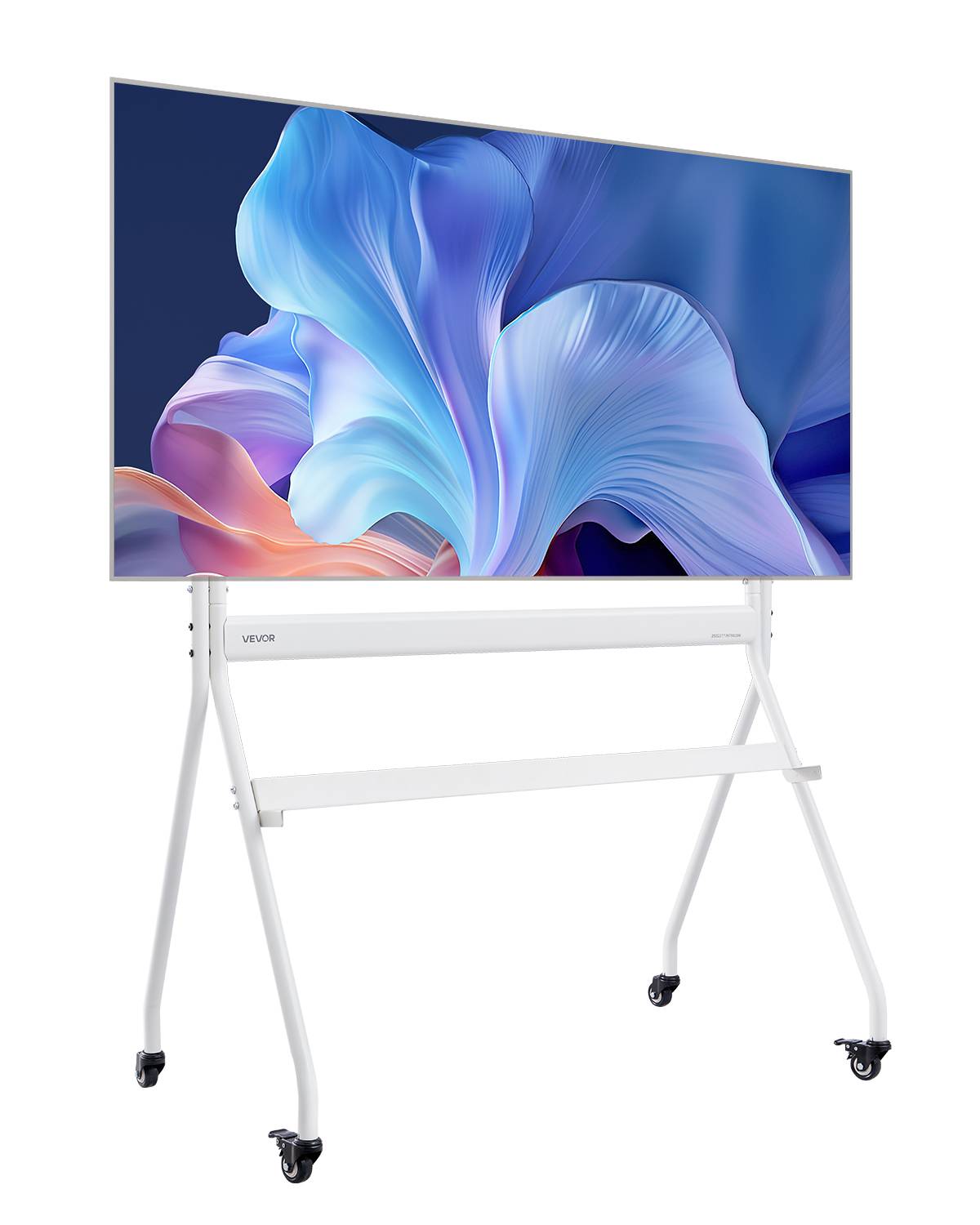 VEVOR Support TV roulettes 889-2540mm ch.90kg VESA 800x600, mobile salon/bureau/ext. - Image 1
