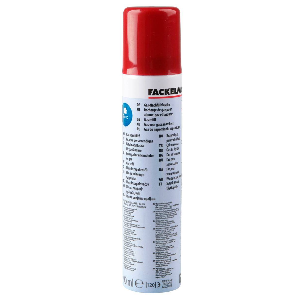 Lot de 2 recharges de gaz 90 ml Fackelmann Tecno - Image 2