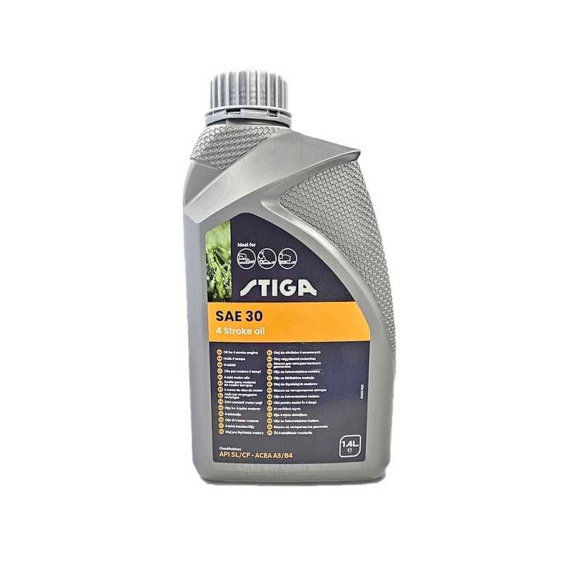 Stiga - Huile moteur STIGA SAE 30 4 temps – bidon 1,4 L (réf. 1111 9236 01)