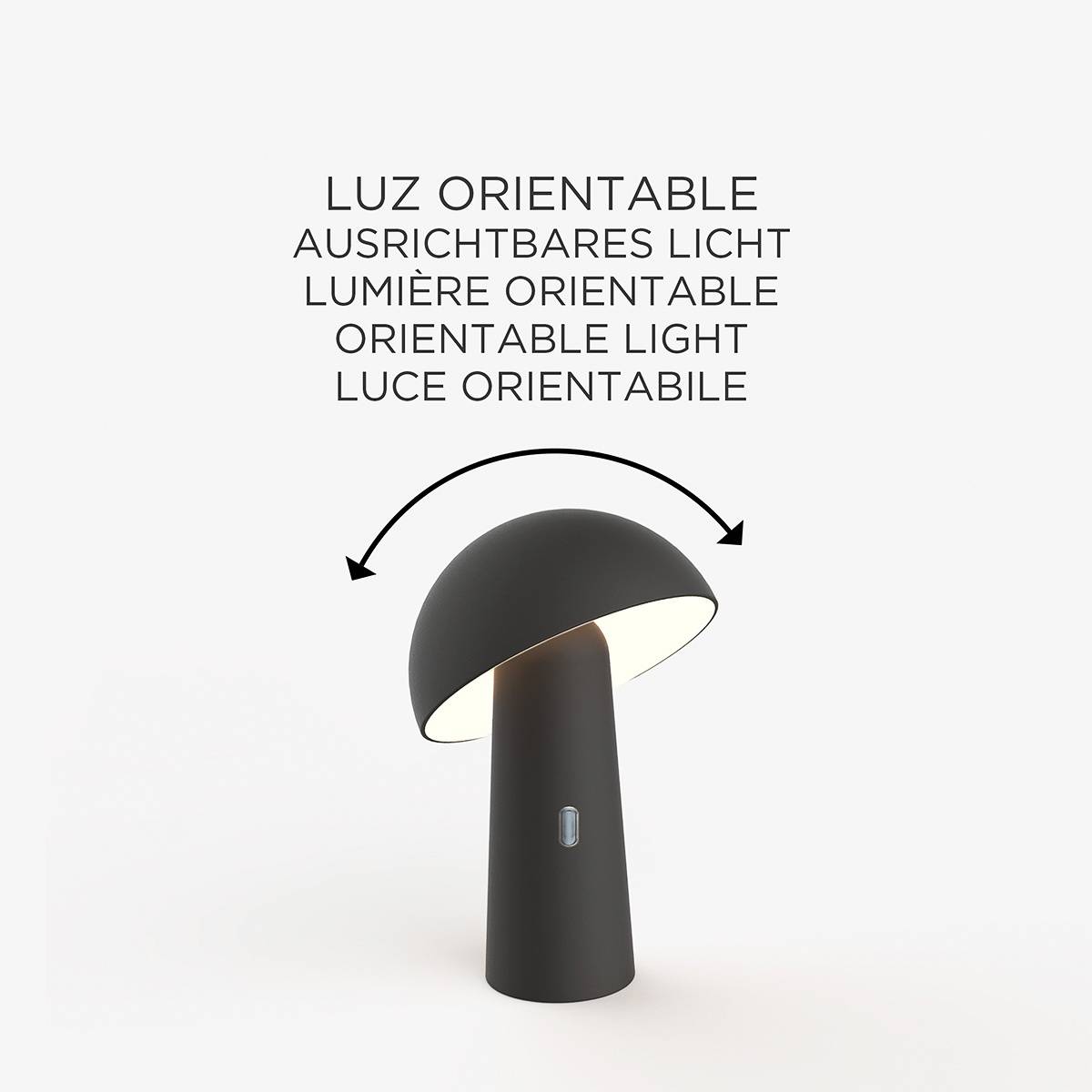 Lampe de jardin sur batterie Shitake - Imagen 4