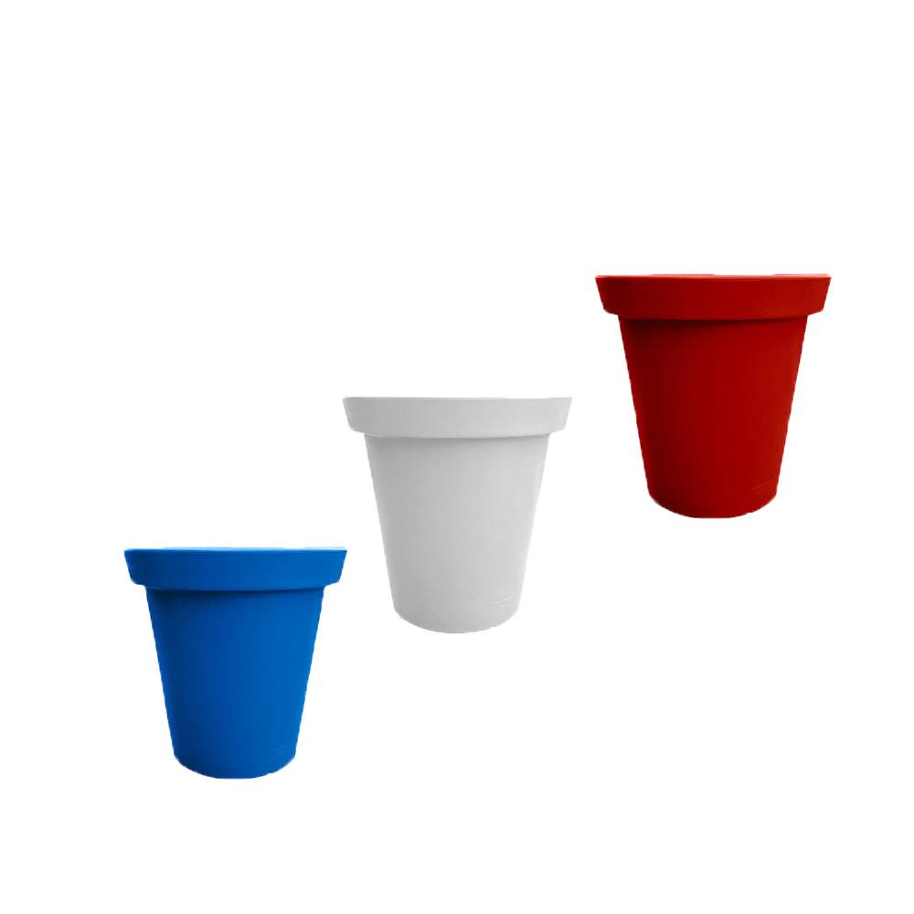 Pots de fleurs rond xxl delight 420l france 2024-lot de 3 - Imagen 1