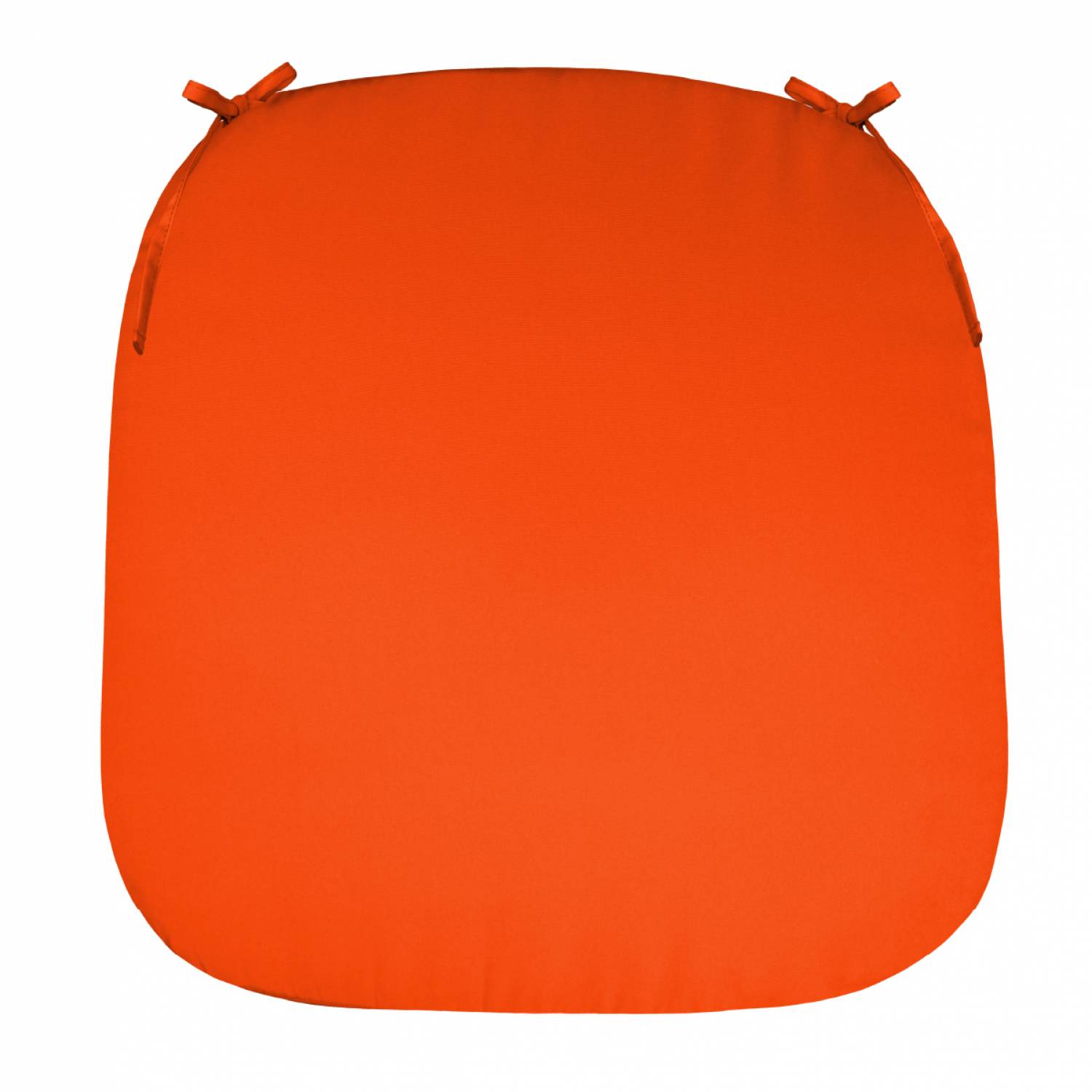 Linxor - Lot de 4 galettes, coussins déhoussables pour chaise - Orange - Linxor - Imagen 1