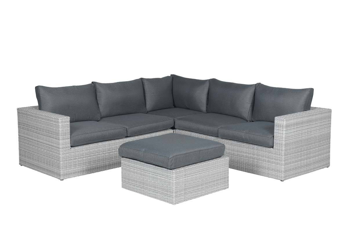 Garden Impressions - Salon de jardin Orangebird 4pc gris ancien /noir reflex - Imagen 1