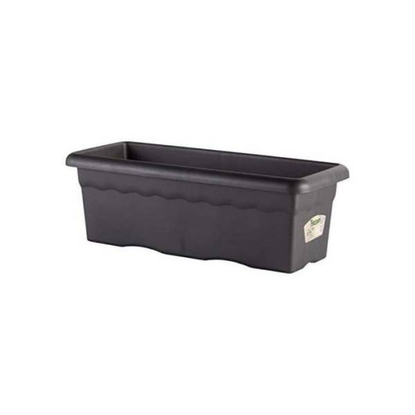 Plastiken Jardiniere Rectangulaire - 80 X 26 Cm - Anthracite - Imagen 2