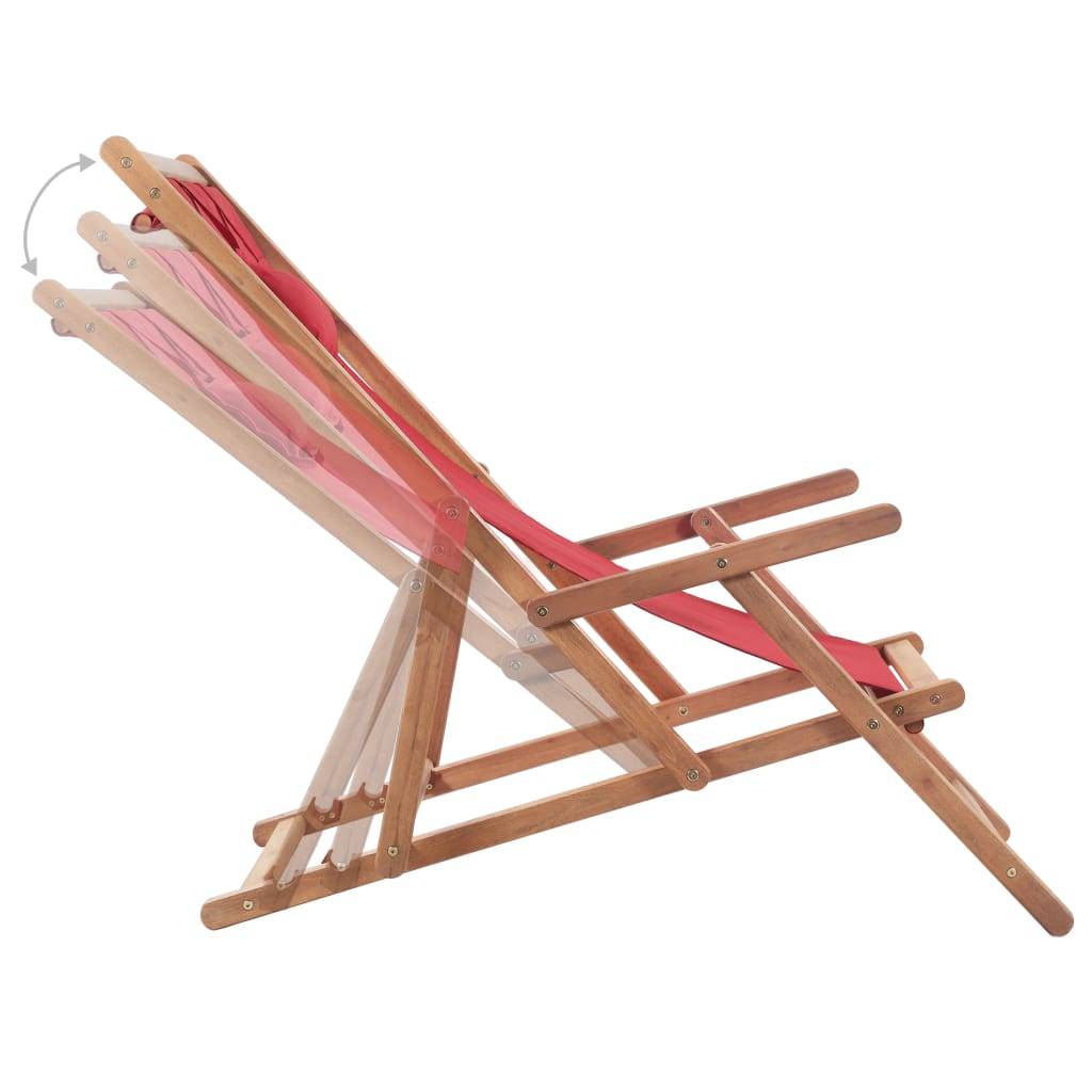 Prolenta Premium - Chaises de jardin polyester rouge - Prolenta premium p331.6 - Image 5
