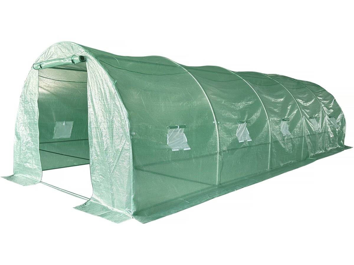 Habitat Et Jardin - Serre Tunelle De Jardin 8 X 3 M "lys" - 24 M² - 140g - Vert -habitat Et Jardin