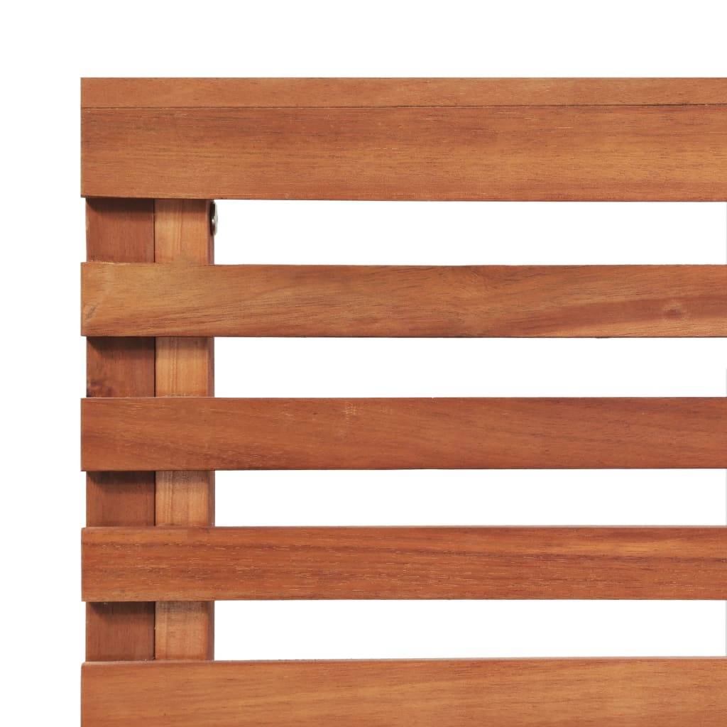 Vidaxl - Mobilier de bistro 2 pcs Bois d'acacia massif vidaXL 44038 - Imagen 5