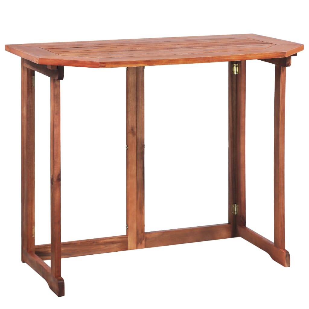 Vidaxl - Mobilier de bistro 2 pcs Bois d'acacia massif vidaXL 44038 - Imagen 7