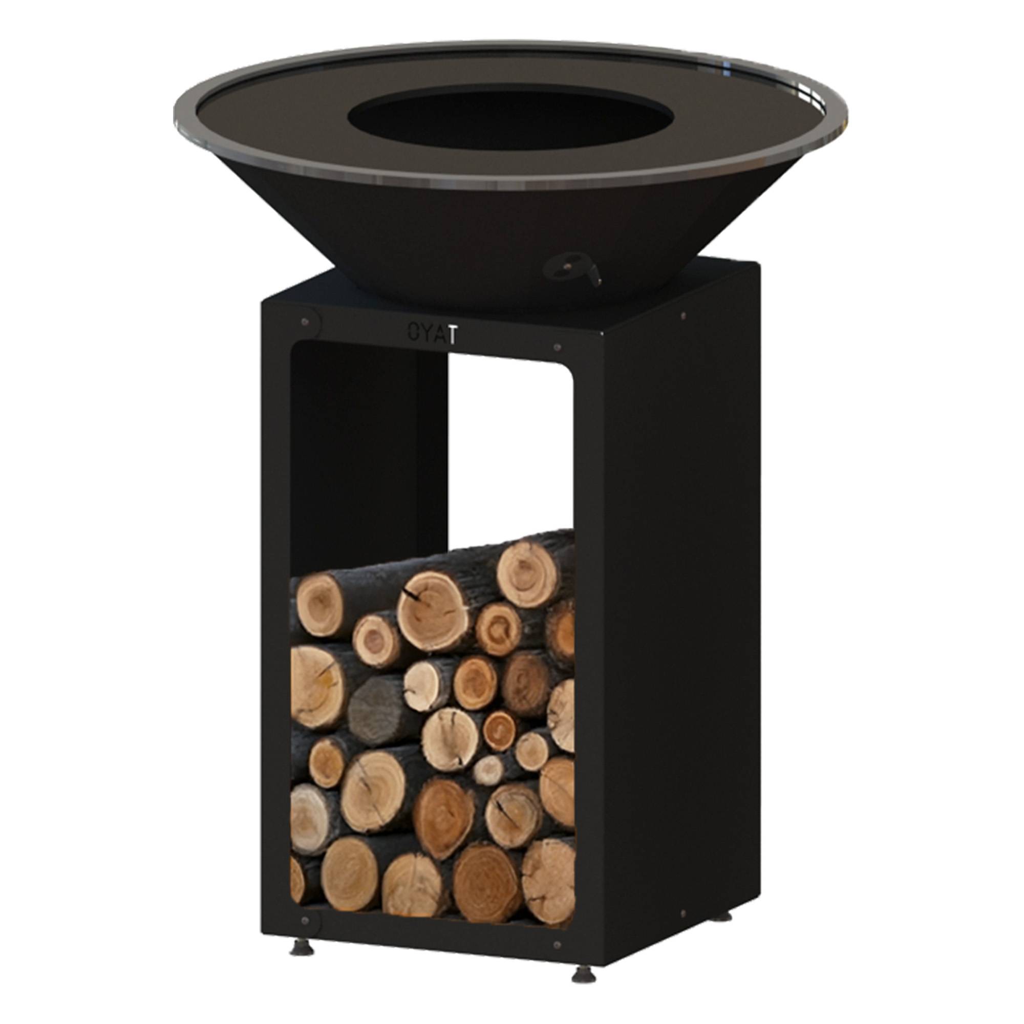 Brasero B.B.O 78 Noir - Ø75 cm Acier thermolaqué - OYAT - Image 1