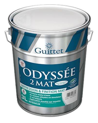 Peinture Odyssee 2 Mat GUITTET Blanc 3L - 26305
