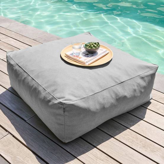 Oviala - Canapé d'angle de jardin modulable 8 places gris Mixi - Oviala - Image 5