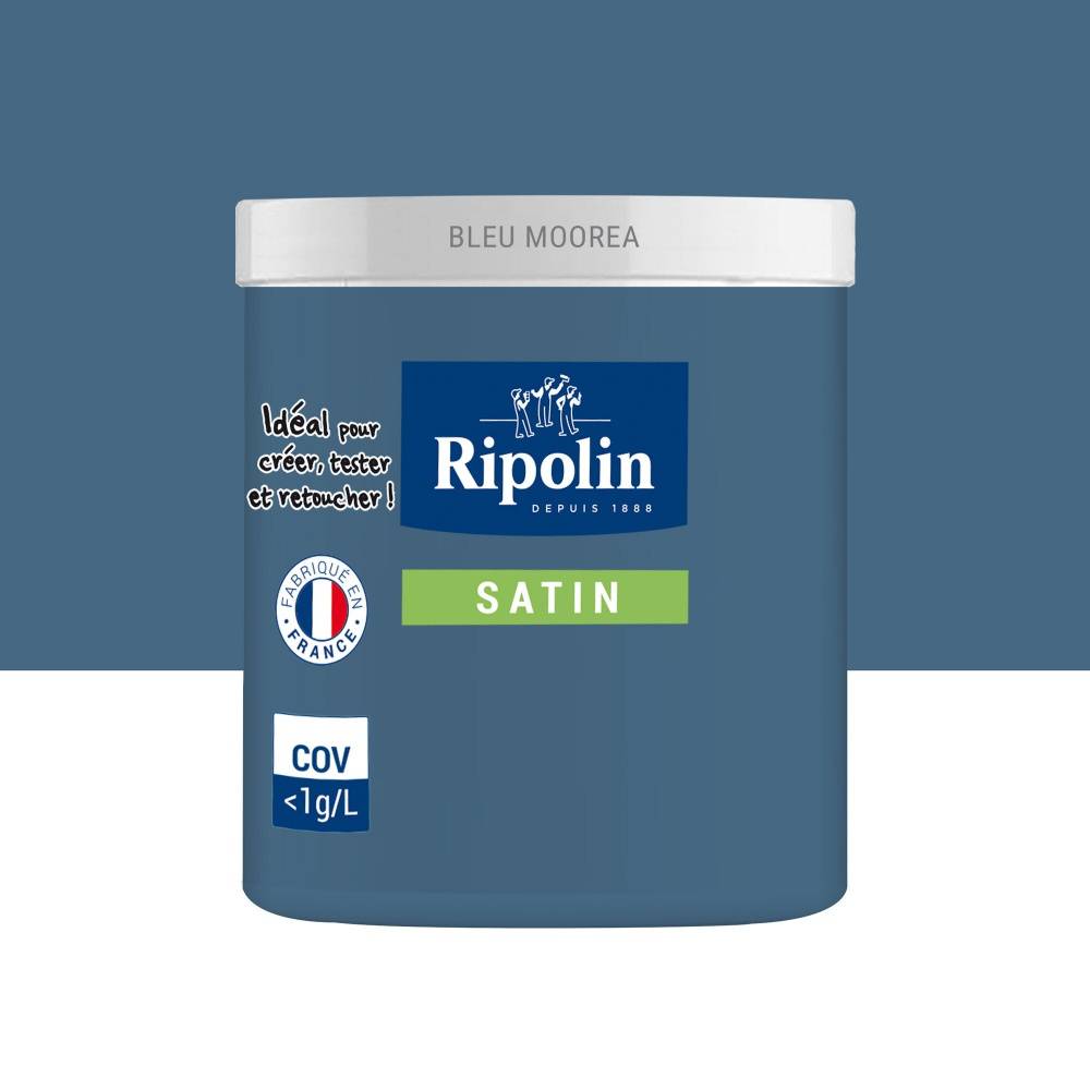 Ripolin - Testeur peinture bleu seram satine Interieur RIPOLIN 75 ml - Image 1