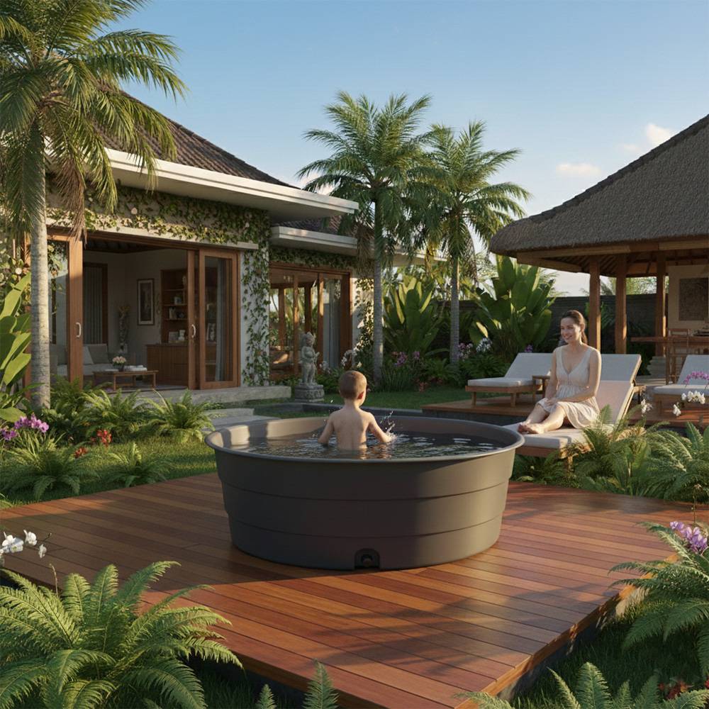 Piscine pour enfants 1300l - plast'up rotomoulage - Image 4