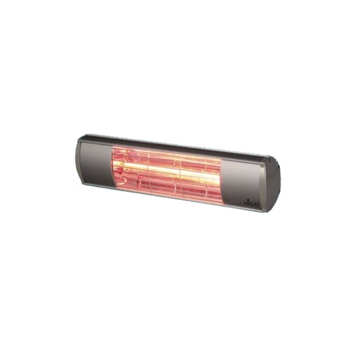 Chauffage infrarouge électrique 2000W Radiant Mural Intérieur Extérieur 230V ELLIOS NIKLAS - Imagen 1