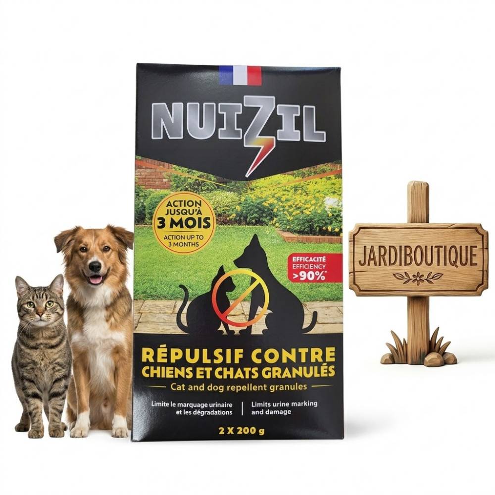Francodex - Granulés répulsifs extérieur pour chiens et chats - Laboratoire Francodex 400 g - Image 1