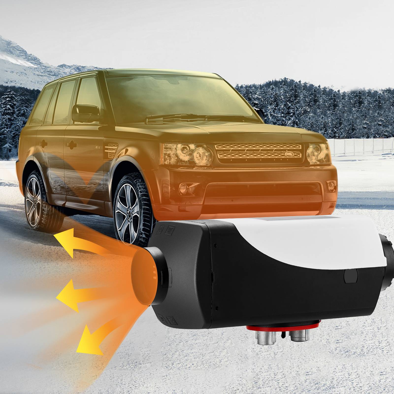 VEVOR Mophorn réchauffeur diesel 8kW 12V, écran LCD, préchauffage moteur en hiver - Image 8