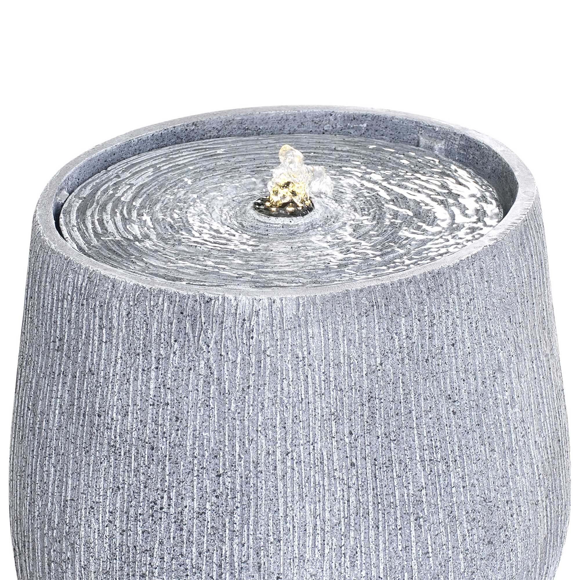 Fontaine décorative Résine Gris CASCATA - Beliani - Image 4