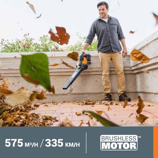 Aspirateur souffleur broyeur sur batterie WORX Wg583e 40 V - Image 3