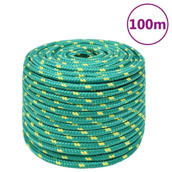 Corde de bateau Vert 14 mm 100 m Polypropylène Maison Chic - Image 2
