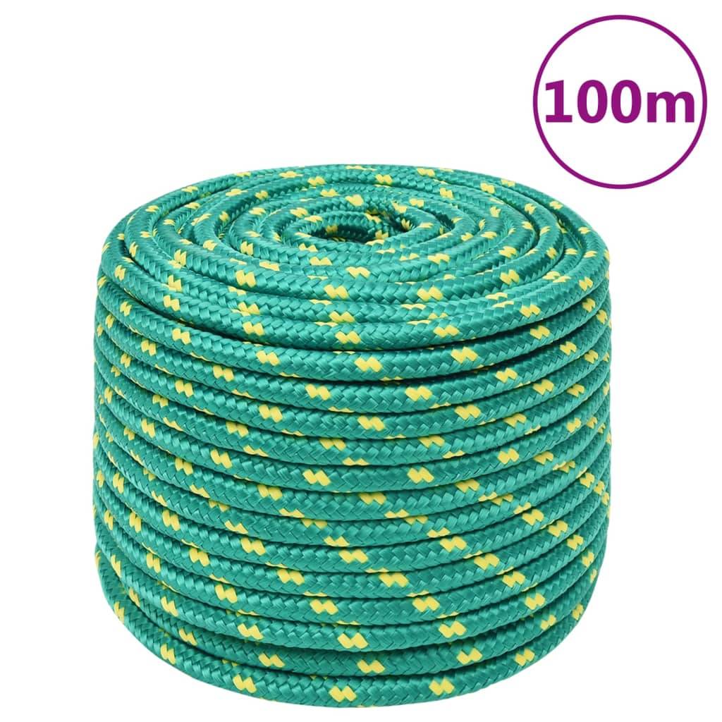 Corde de bateau Vert 14 mm 100 m Polypropylène Maison Chic - Image 2