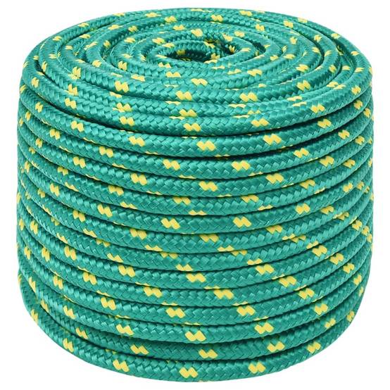 Corde de bateau Vert 14 mm 100 m Polypropylène Maison Chic - Image 1