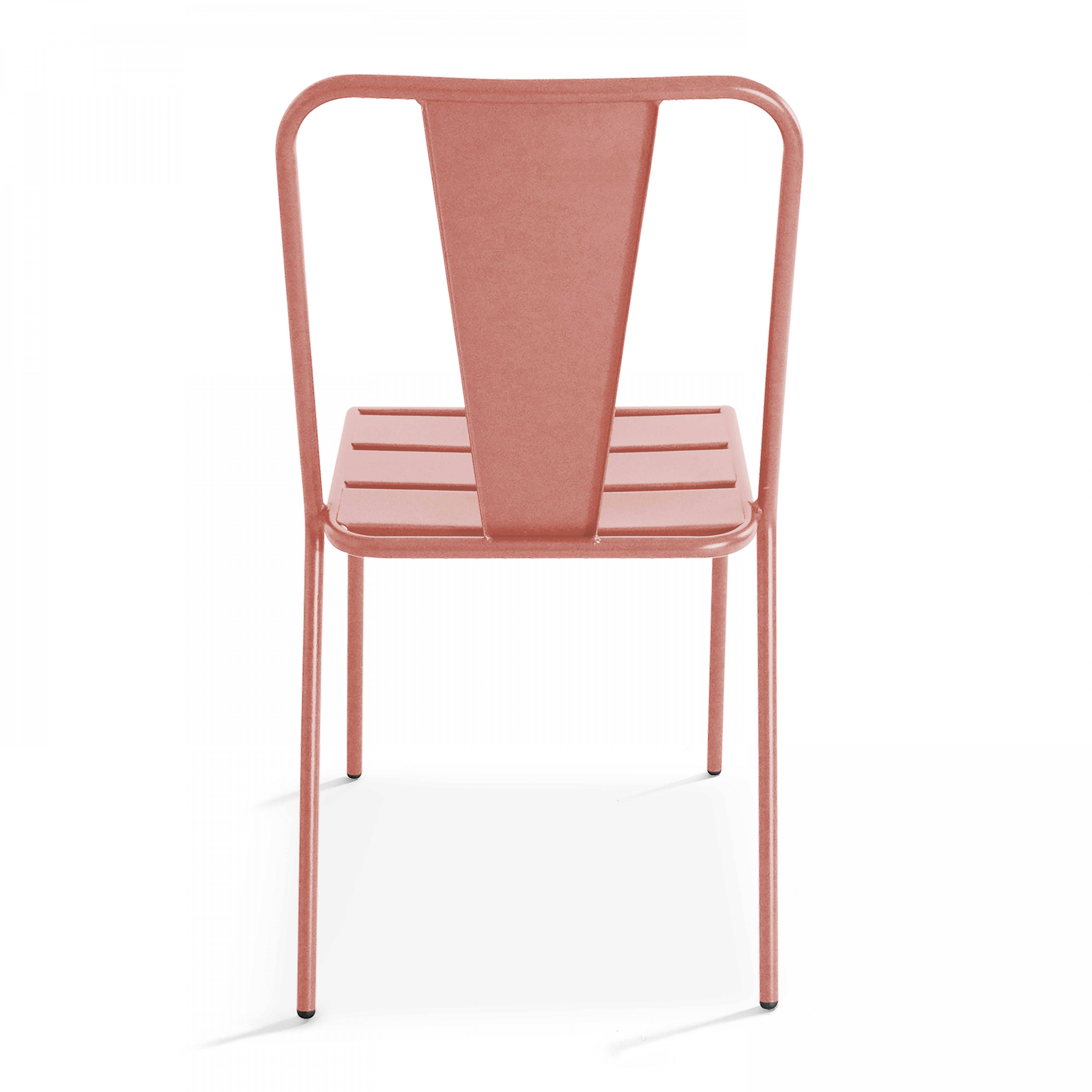 Oviala - Chaise de jardin en métal argile Dieppe - Oviala - Imagen 5