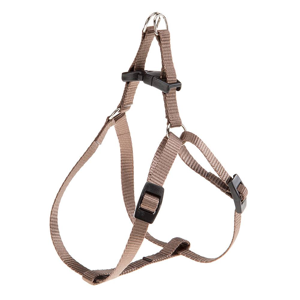 Ferplast - Ferplast Harnais Chien Petite Taille EASY XS, Harnais pour Chat Ajustable, Facile à Porter, 33-46 cm. marron - Imagen 1