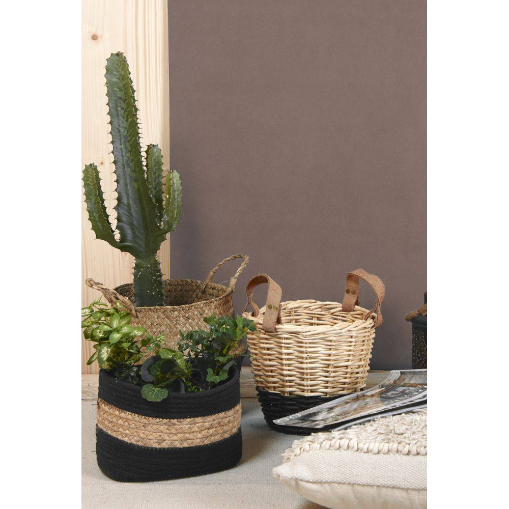 Aubry Gaspard - Corbeilles rectangulaires en jacinthe et coton (Lot de 3) - Imagen 3