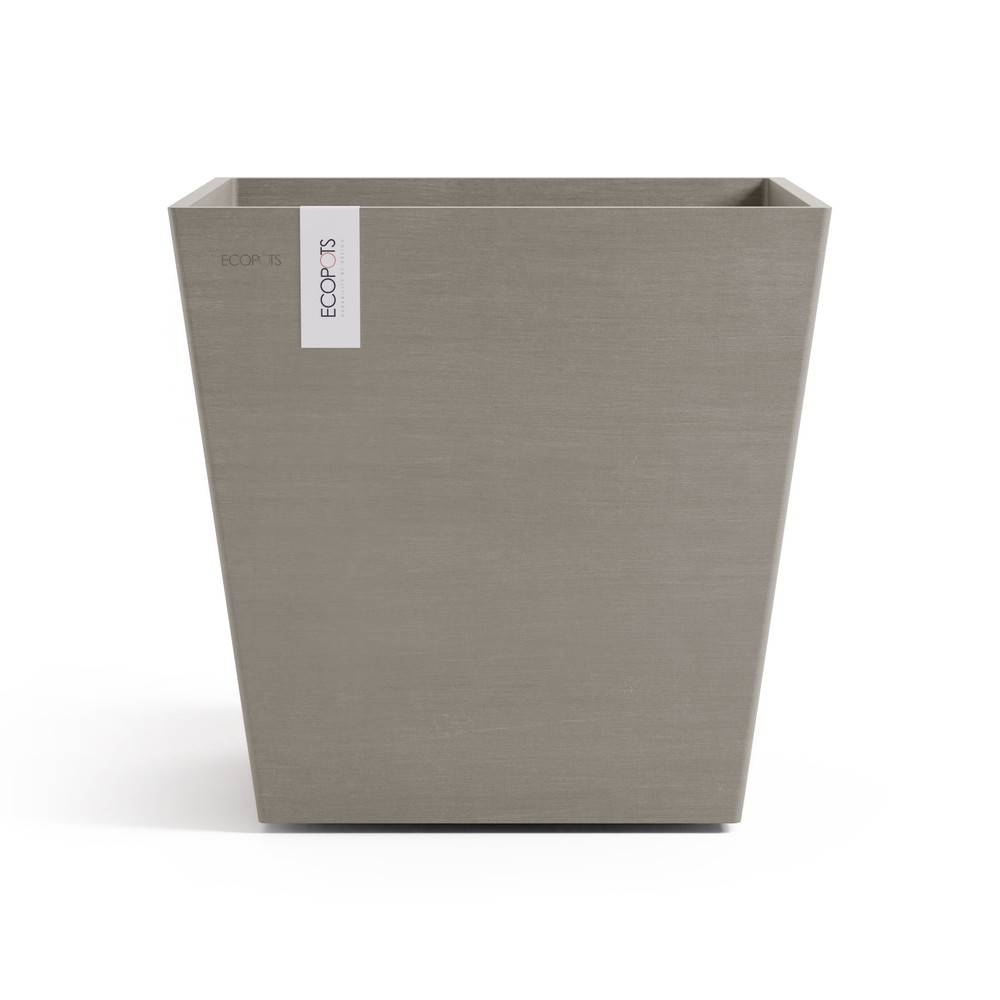 Ecopots - Pot Carré Rotterdam 45 Taupe + réservoir d'eau - 45,4 x 45,4 x H. 44 cm - 63,5 L ECOPOTS - Imagen 2