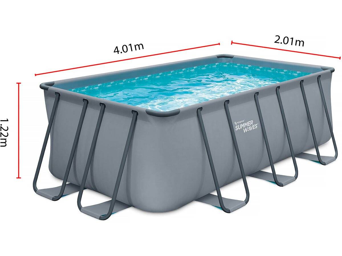 Habitat Et Jardin - Piscine Tubulaire "ludo 2" - 4,01 X 2,01 X 1,22 M - Filtration 2,3 M3/h -habitat Et Jardin - Imagen 3