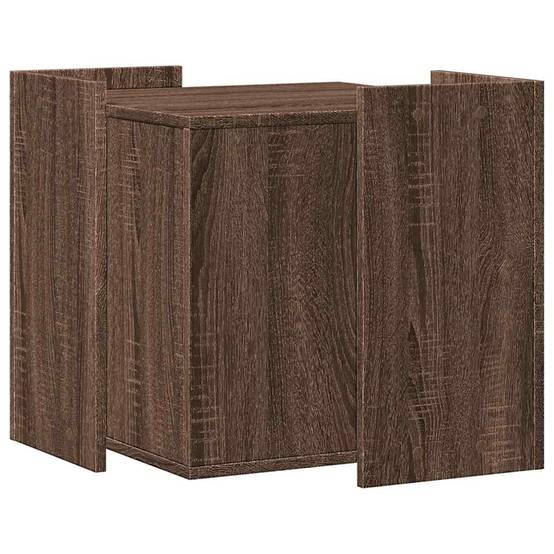 Meuble de bac à litière pour chat bois d'ingénierie chêne marron 53 x 53 x 51 cm - PANGIVO - Image 5