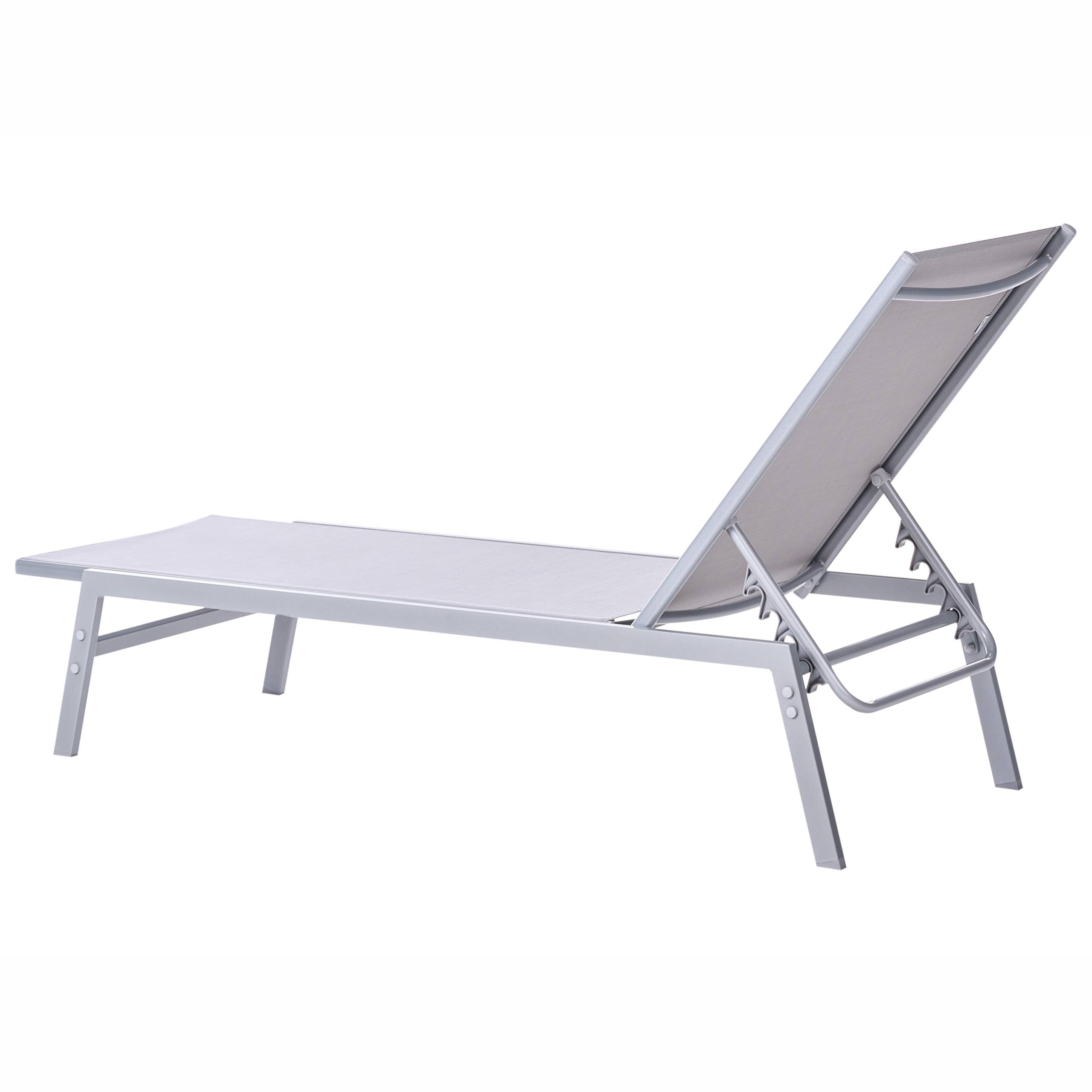 Beliani - Chaise longue Acier Gris NOLI - Beliani - Imagen 7