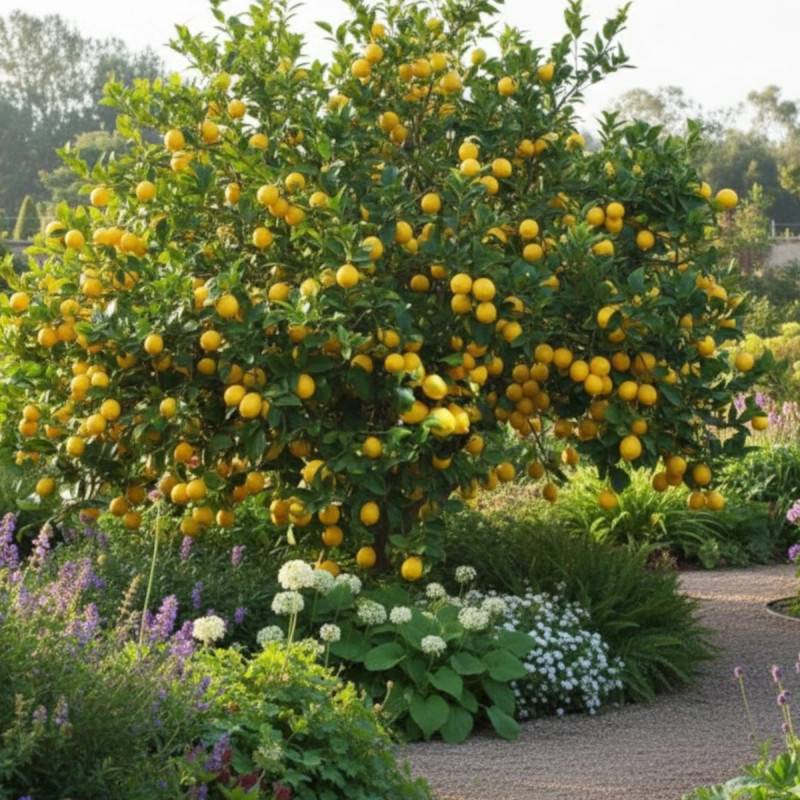 Citronnier 4 Saisons, Citrus - Bon rendement - Pot de 5L - 1/4 tige - De 2,00 m à 2,50 m - Image 4