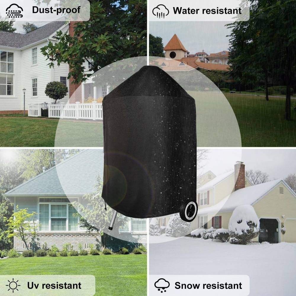 Housse de Protection Barbecue Charbon 57cm Imperméable et Respirante - Living123 - Image 6