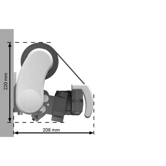 Store banne monobloc ESPAI 6,00x3,00m (Manuelle - Gris Graphite - Blanc) - Alia Productions - Imagen 3