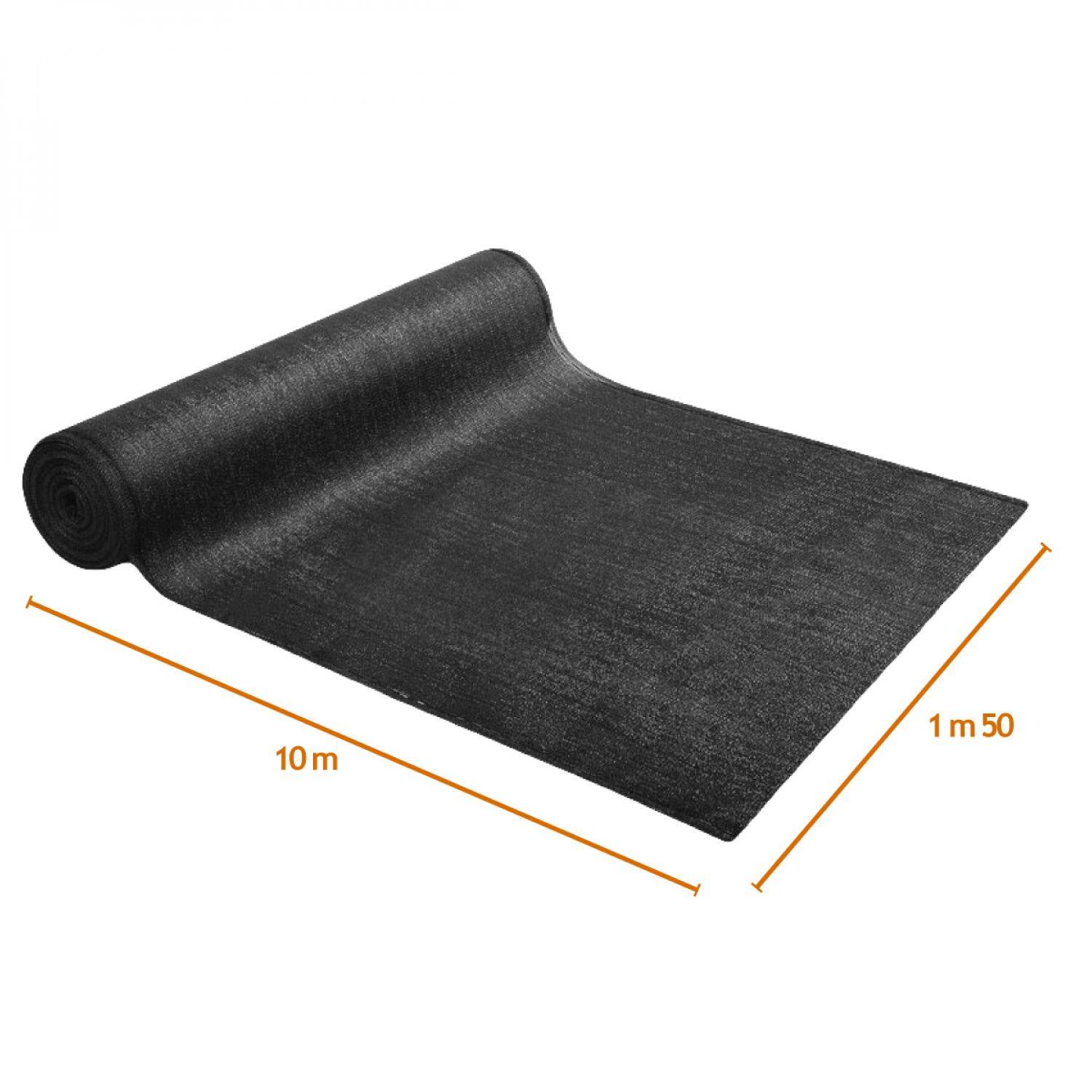 Linxor - Rouleau de brise vue occultant pour jardin - 1,50 x 10 m - Gris - Linxor - Imagen 2