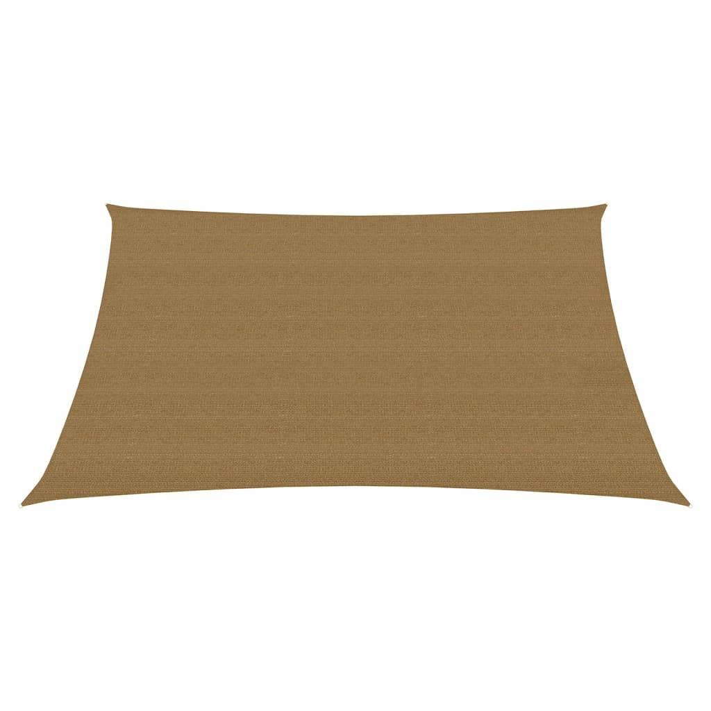 Helloshop26 - Voile d'ombrage 160 g/m² taupe 4,5 x 4,5 m PEHD - Imagen 1