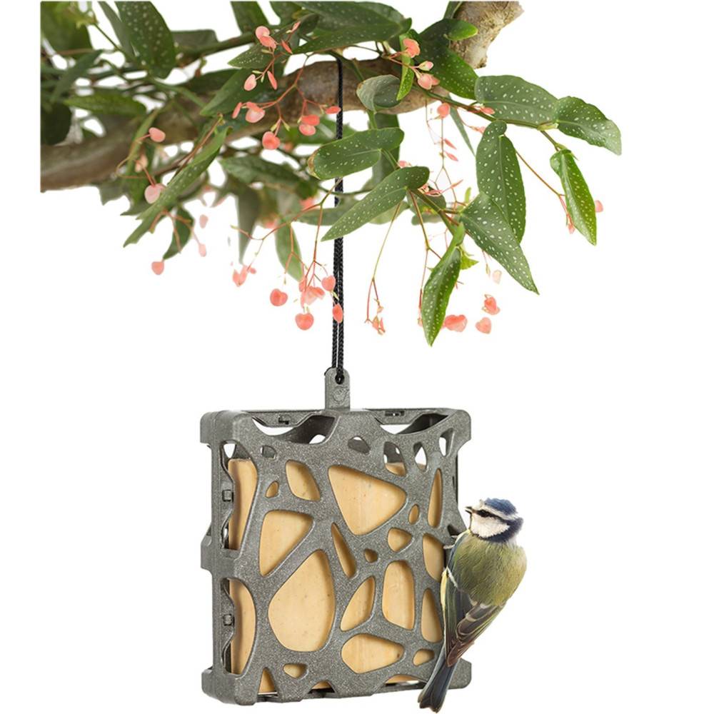 Mangeoire Anna recyclé 13 x 15 cm,  support à bloc de graisse pour oiseaux - Imagen 1