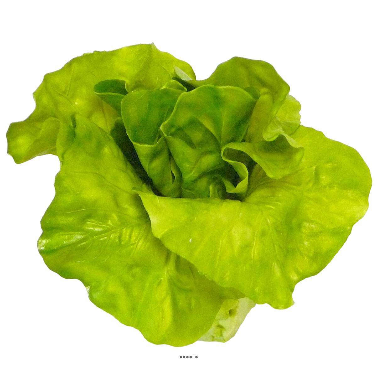 Artificielles - Salade coeur de laitue legume artificiel H 14 cm et D14 cm Latex - Imagen 2