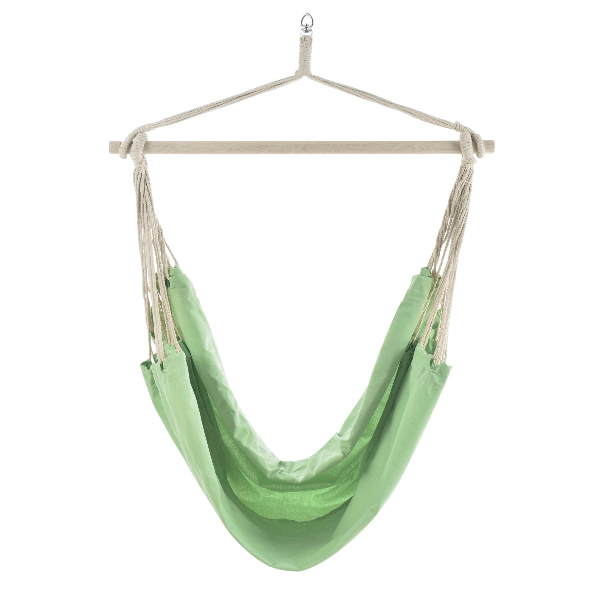 Casa.Pro - Fauteuil Suspendu Chaise De Hamac Rotatif À 360° Jusqu'à 150 Kg Pour Intérieur Et Extérieur Vert Pastel [casa.pro] - Imagen 3